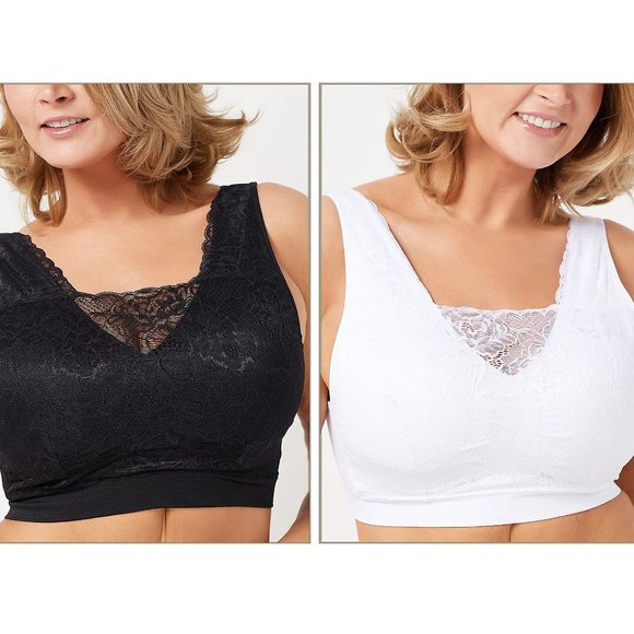 Breezies Intimates & Sleepwear Breezies Set Of 2 Lace Seamless Cami